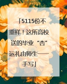 5115份不重样！这所高校送的毕业“杏”运礼由师生一一手写