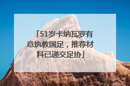 51岁卡纳瓦罗有意执教国足，推荐材料已递交足协